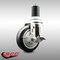 Service Caster 4 Inch 316SS Black Polyurethane Swivel 1-1/2 Inch Expanding Stem Caster Brake SCC-SS316EX20S414-PPUB-BLK-TLB-112 - alternate 3